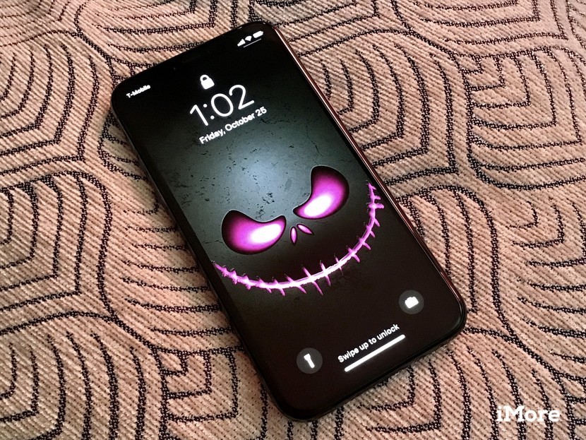 Jack Skellington Face Wallpaper On Iphone 11 Pro - Iphone - HD Wallpaper 