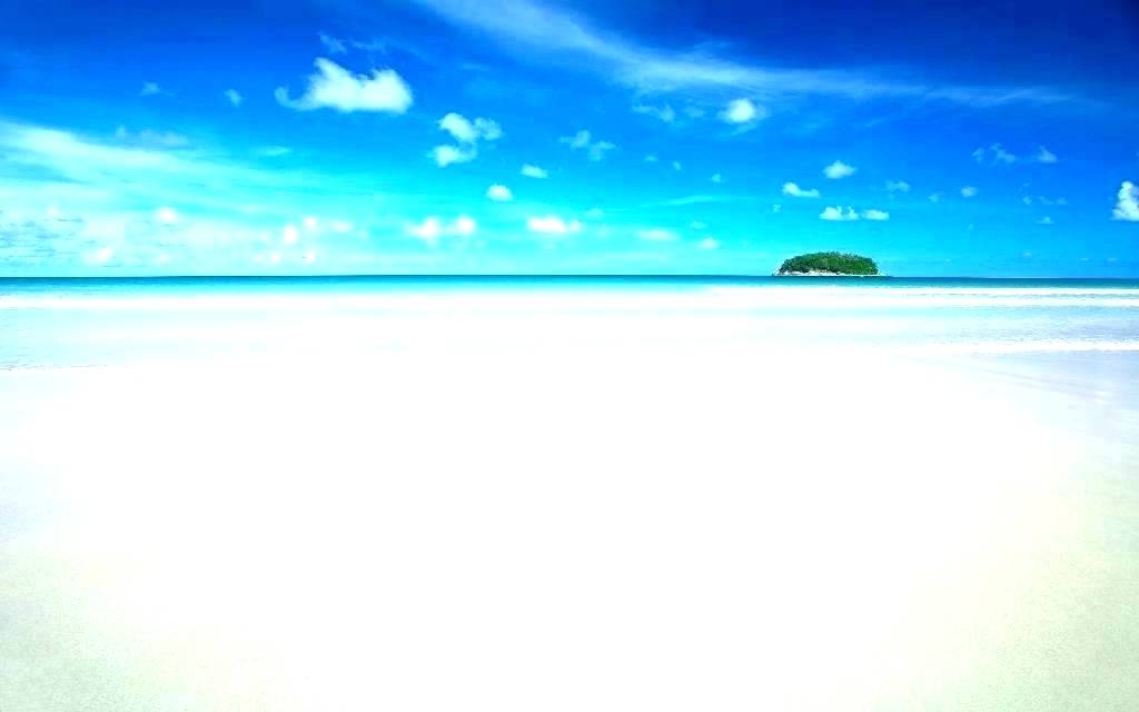 Blue High Resolution Blue Sky Beach - HD Wallpaper 