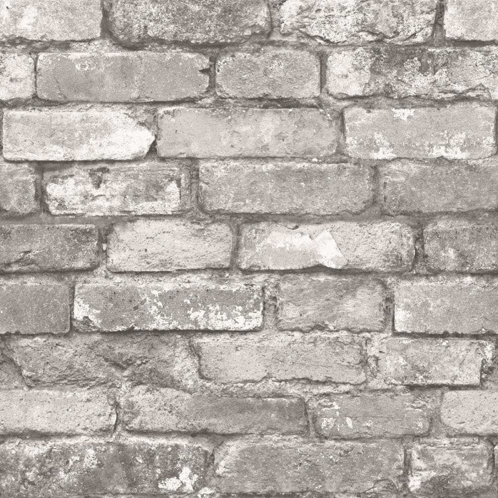 Brick Wallpaper Grey - HD Wallpaper 