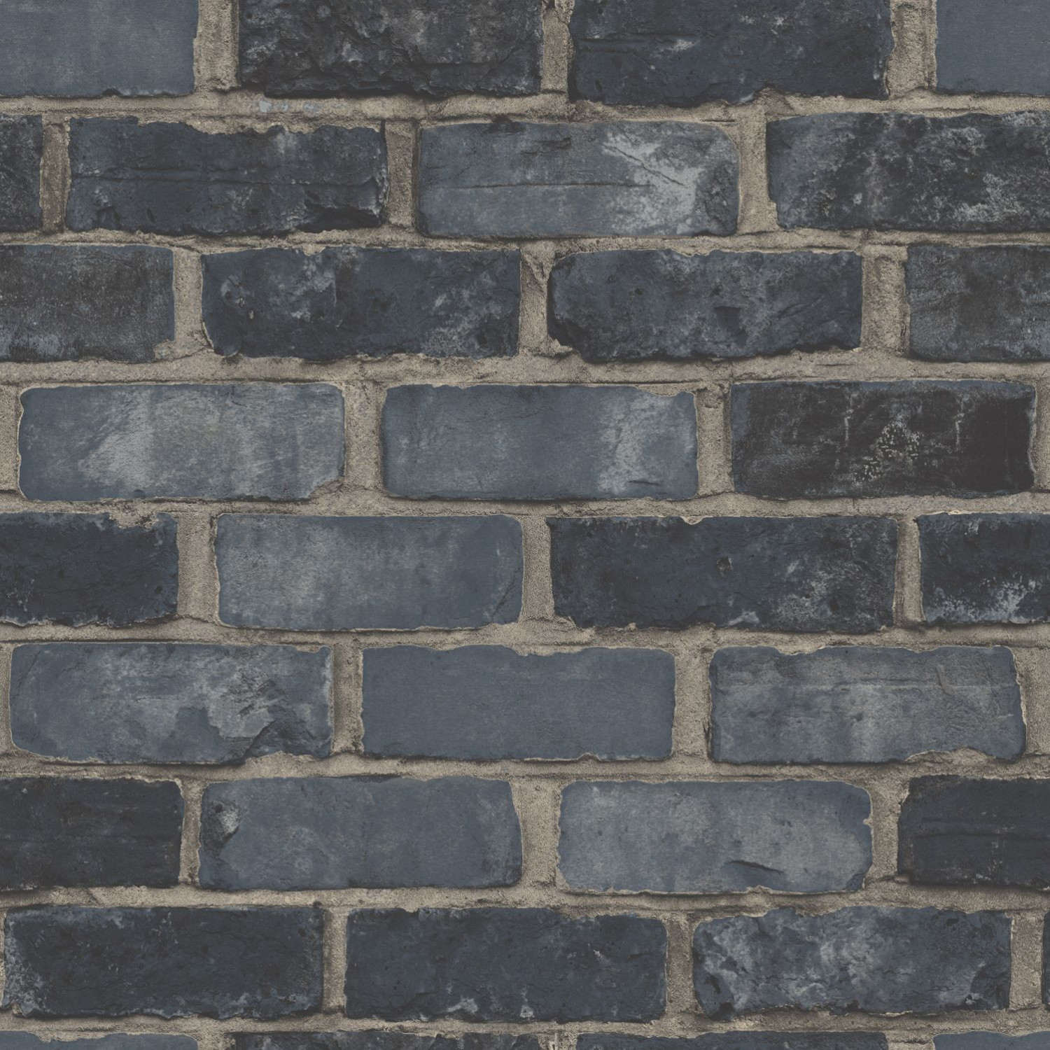Blue Brick Wallpaper - Blue Brick - HD Wallpaper 