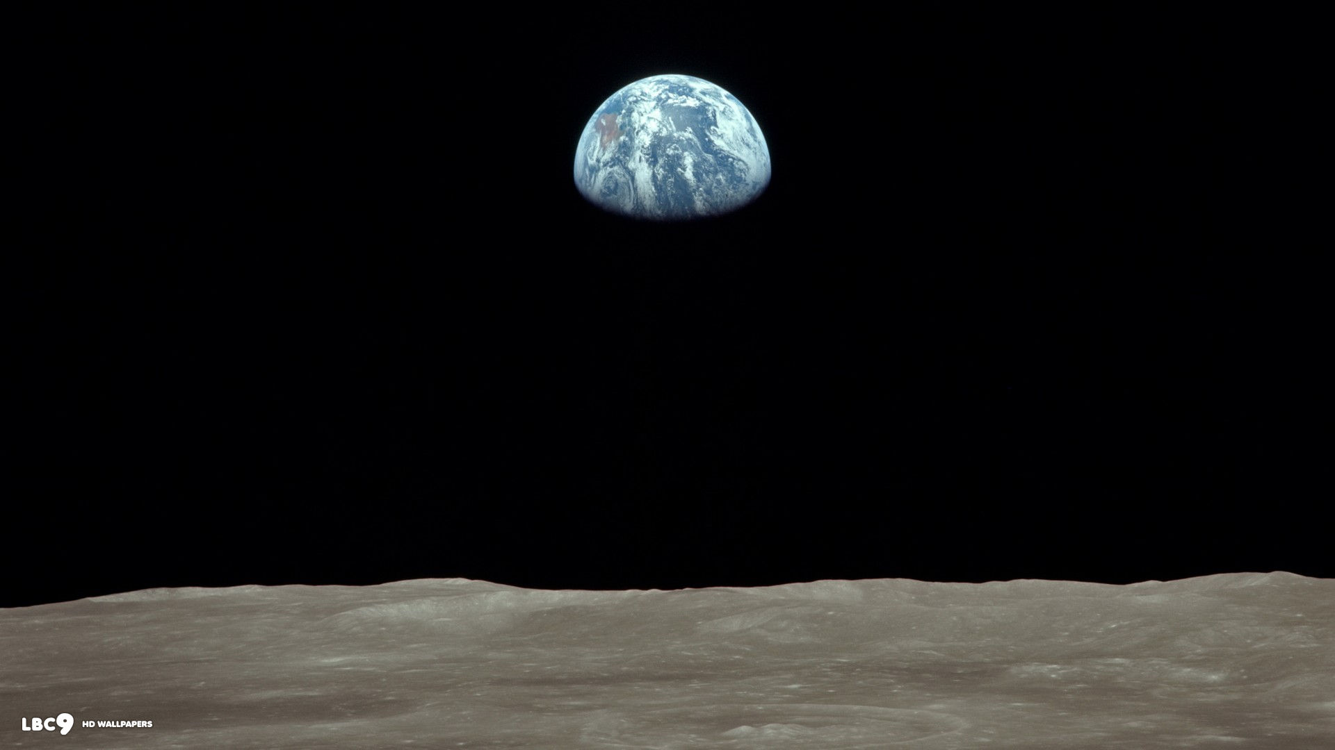 Desktop First Images Of Earth From Moon Wallpaper - Earth From Moon Wallpaper 4k - HD Wallpaper 