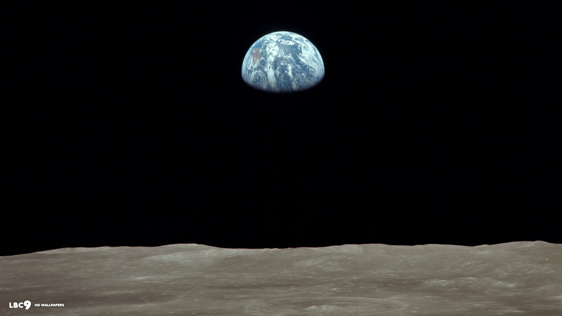 Desktop First Images Of Earth From Moon Wallpaper - Earth From Moon