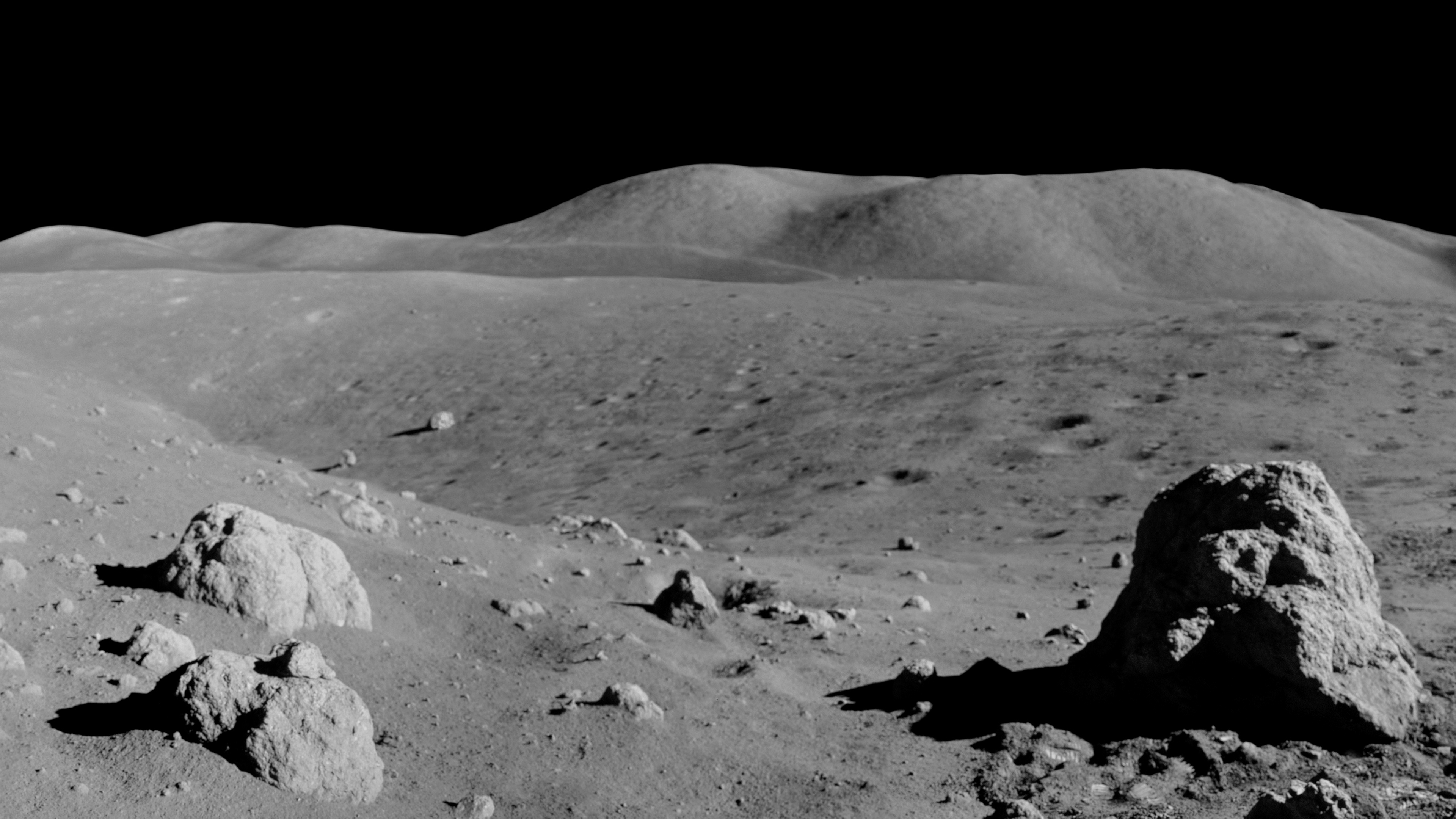 Moon Surface Wallpaper 4k 3840x2160 Wallpaper Teahub Io
