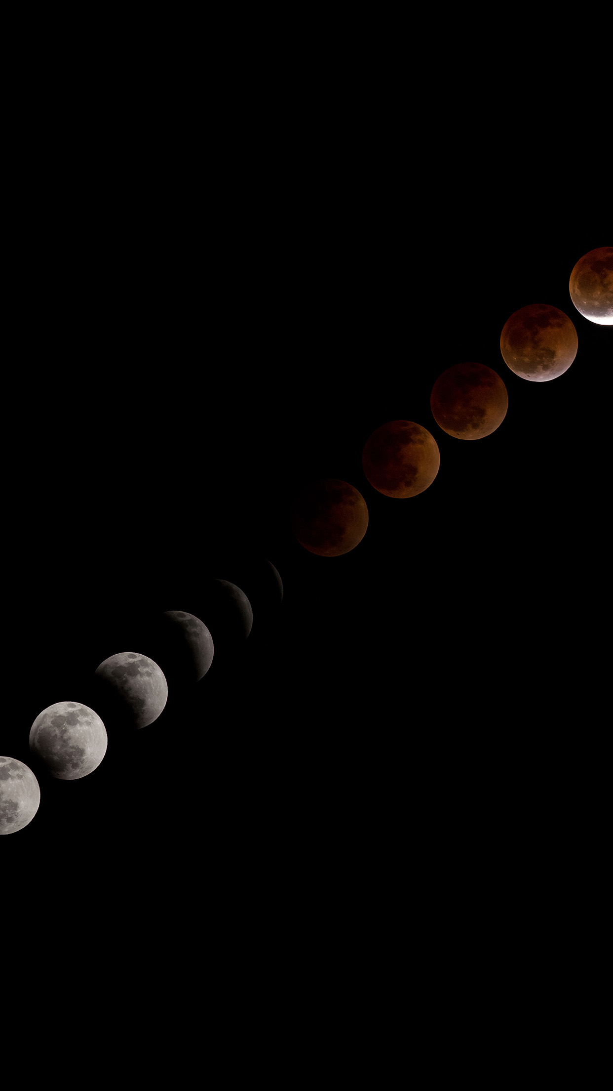 Blood Moon Lunar Eclipse Android Wallpaper - Moon Wallpaper Iphone Xr - HD Wallpaper 