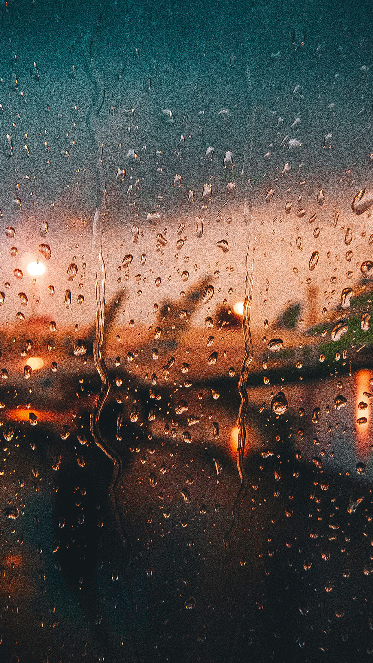 Aesthetic Rain - HD Wallpaper 