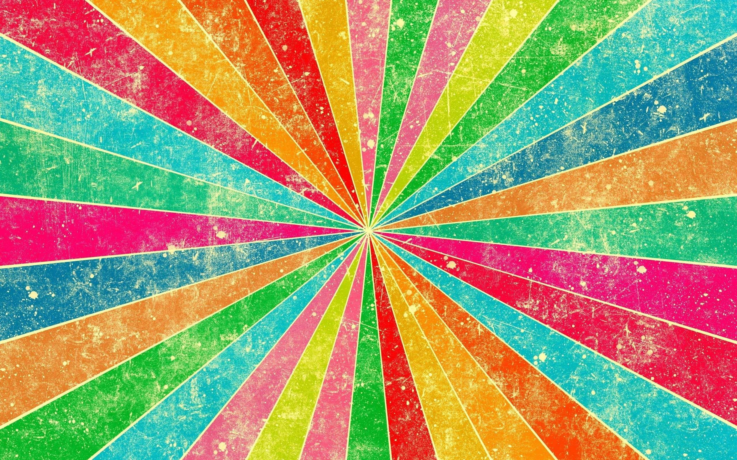 Rainbow Desktop - HD Wallpaper 