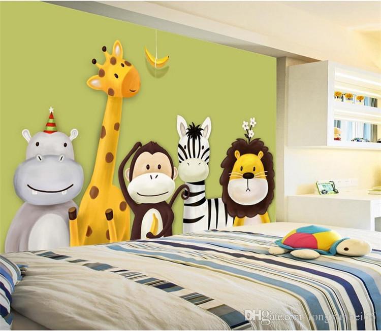 Paint Kids Room Animal - HD Wallpaper 