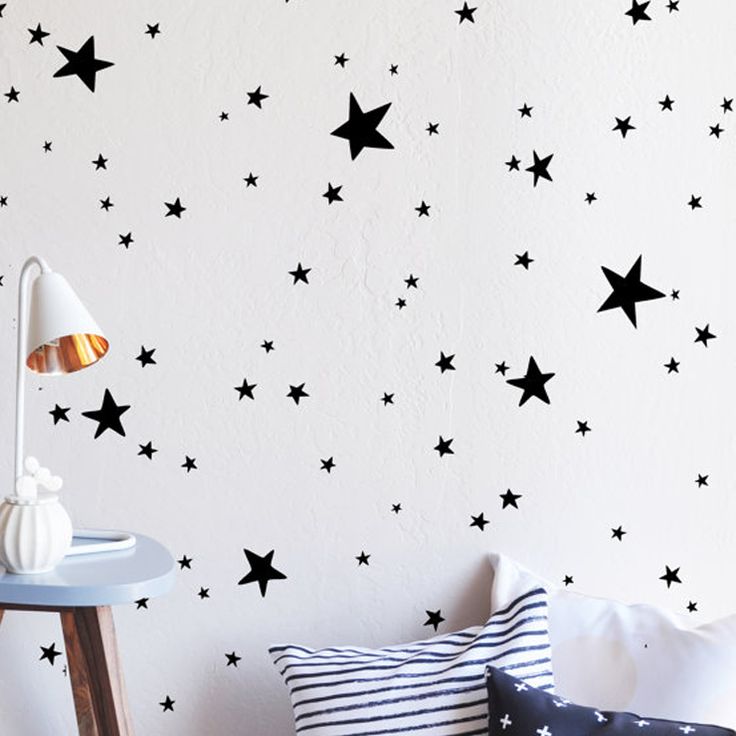 Star Theme Children Bedroom Wallpaper Ideas - HD Wallpaper 