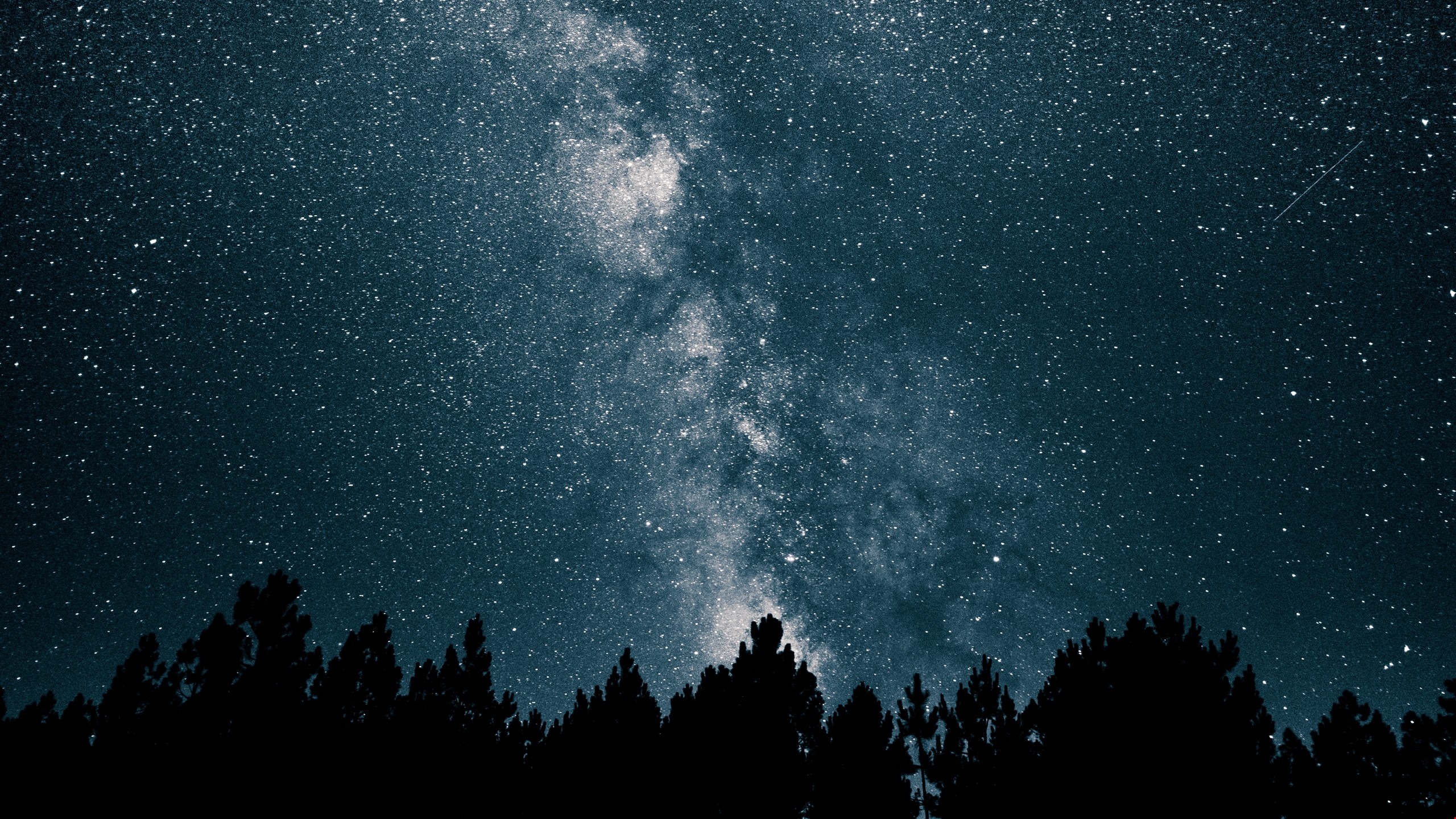 2560x1440, Download 4k Starry Sky, Milky Way, Stars - HD Wallpaper 