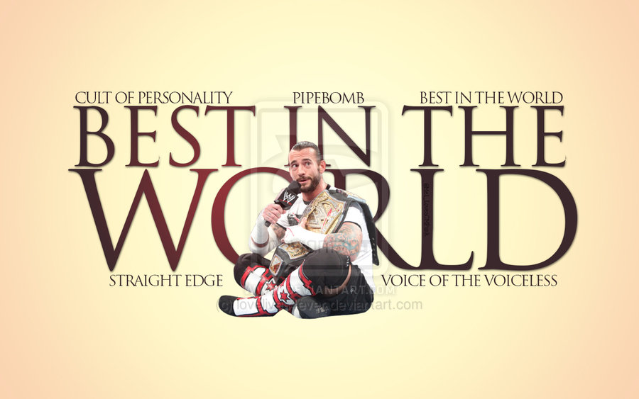 Cm Punk Best In The World Quotes - 900x563 Wallpaper 