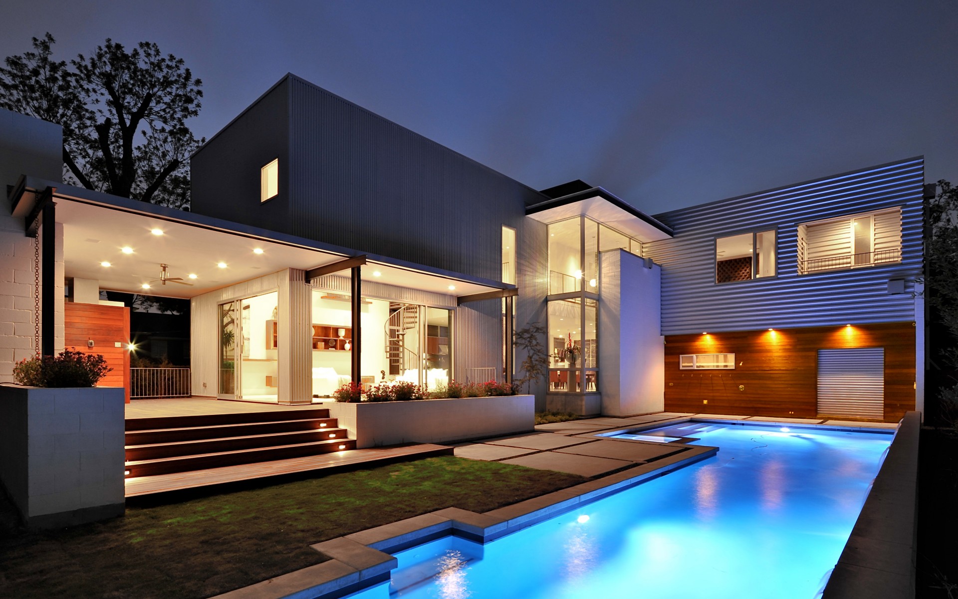 Dream House Simple With Pool - 1920x1200 Wallpaper 