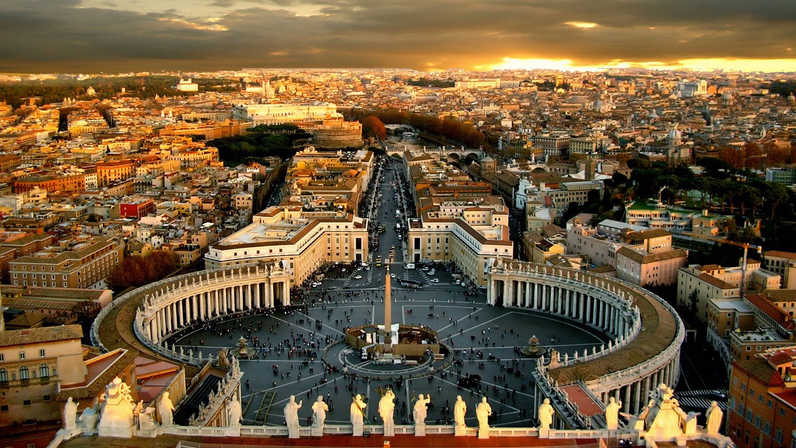 Desktop D Nature Hd Images New On Best 3d Wallpaper - Saint Peter's Square - HD Wallpaper 