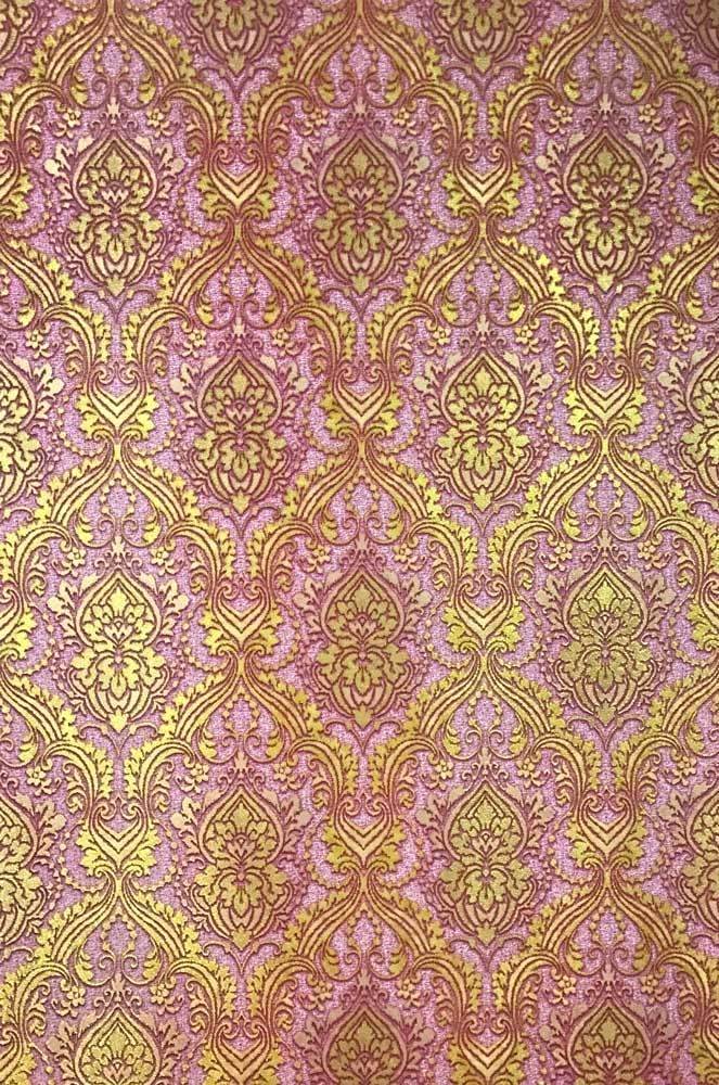 Pink And Gold Wallpaper Pink Gold Damask Wallpaper - Pink And Gold Damask - HD Wallpaper 