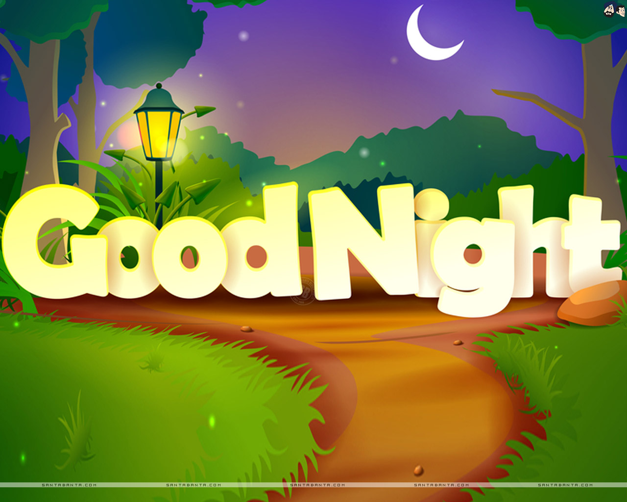 Good Night - Graphic Design - HD Wallpaper 