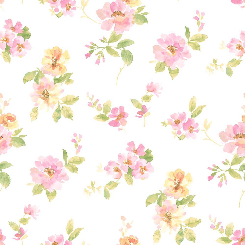 Watercolor Floral - HD Wallpaper 