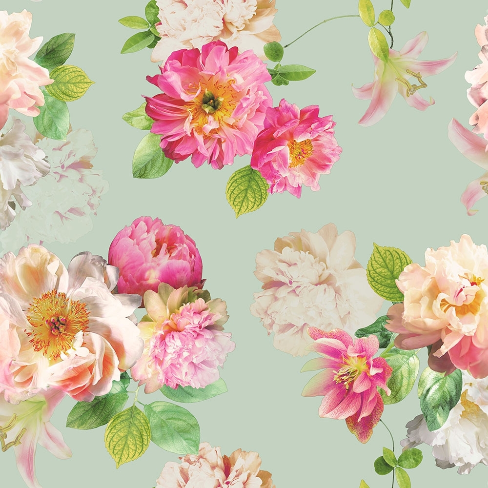 Pink Floral Wallpaper Uk - HD Wallpaper 