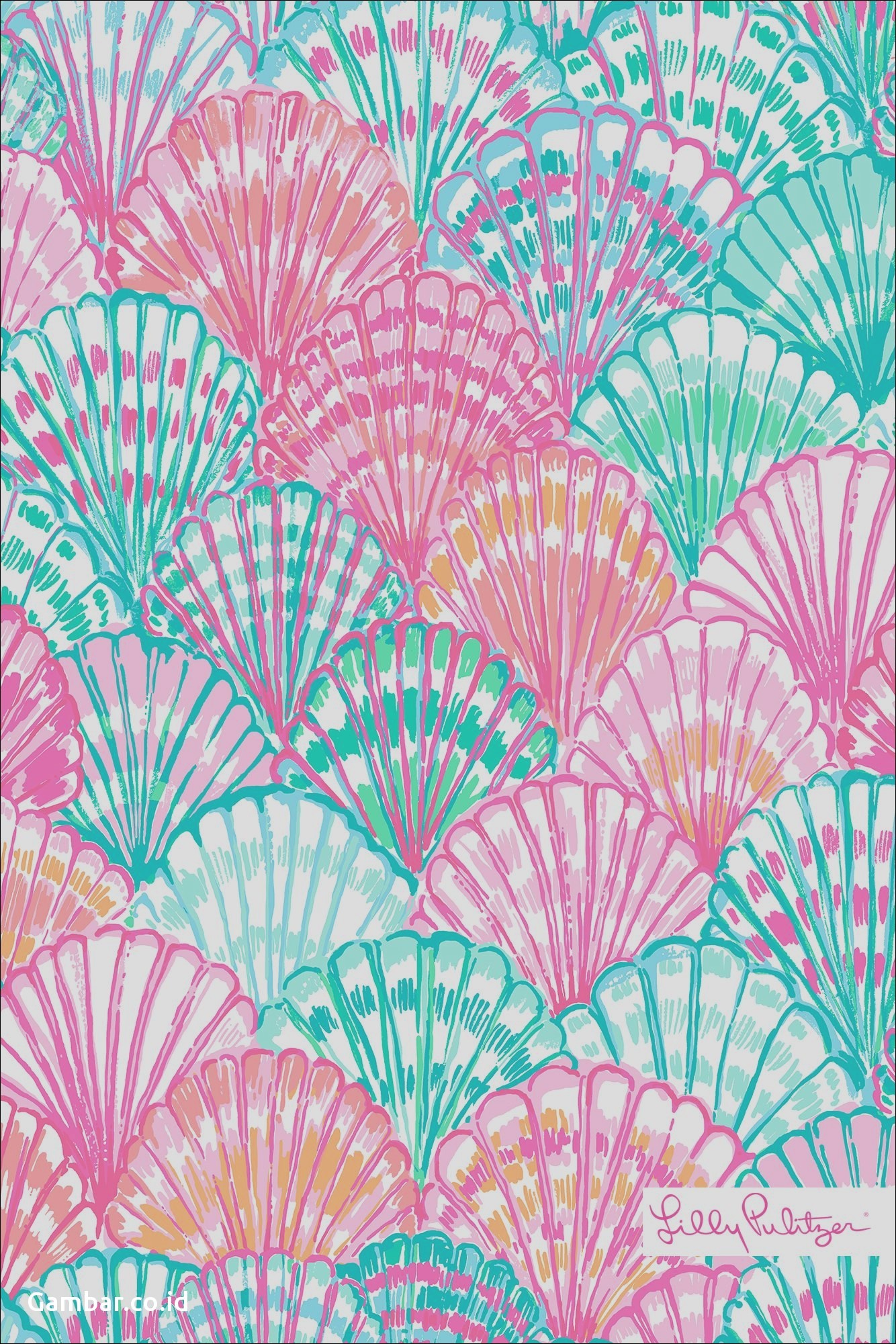 Brick Wallpaper Unique Download Gambar Pink Brick Wallpaper - Lilly Pulitzer Oh Shello Print - HD Wallpaper 