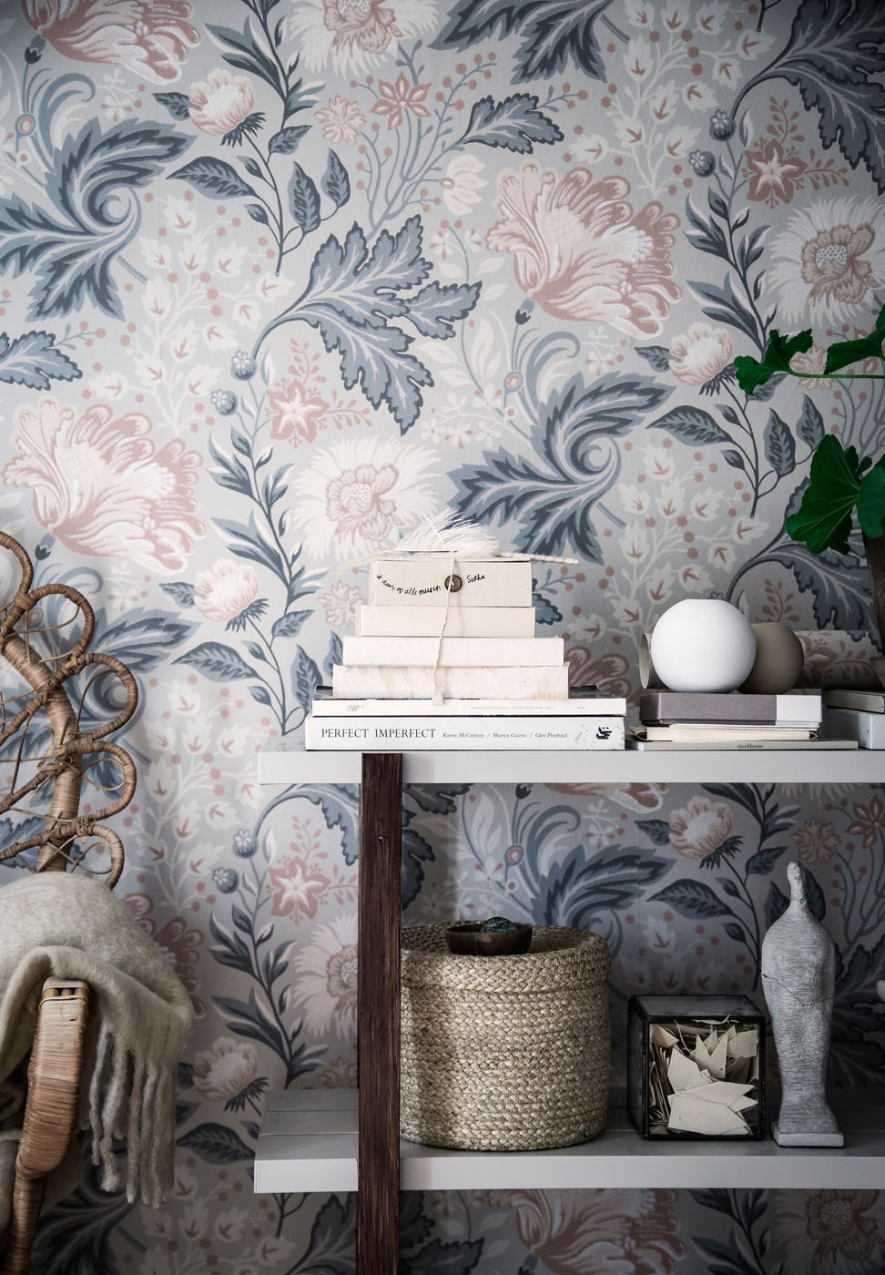 Inredning Blå Tapet Sovrum - HD Wallpaper 