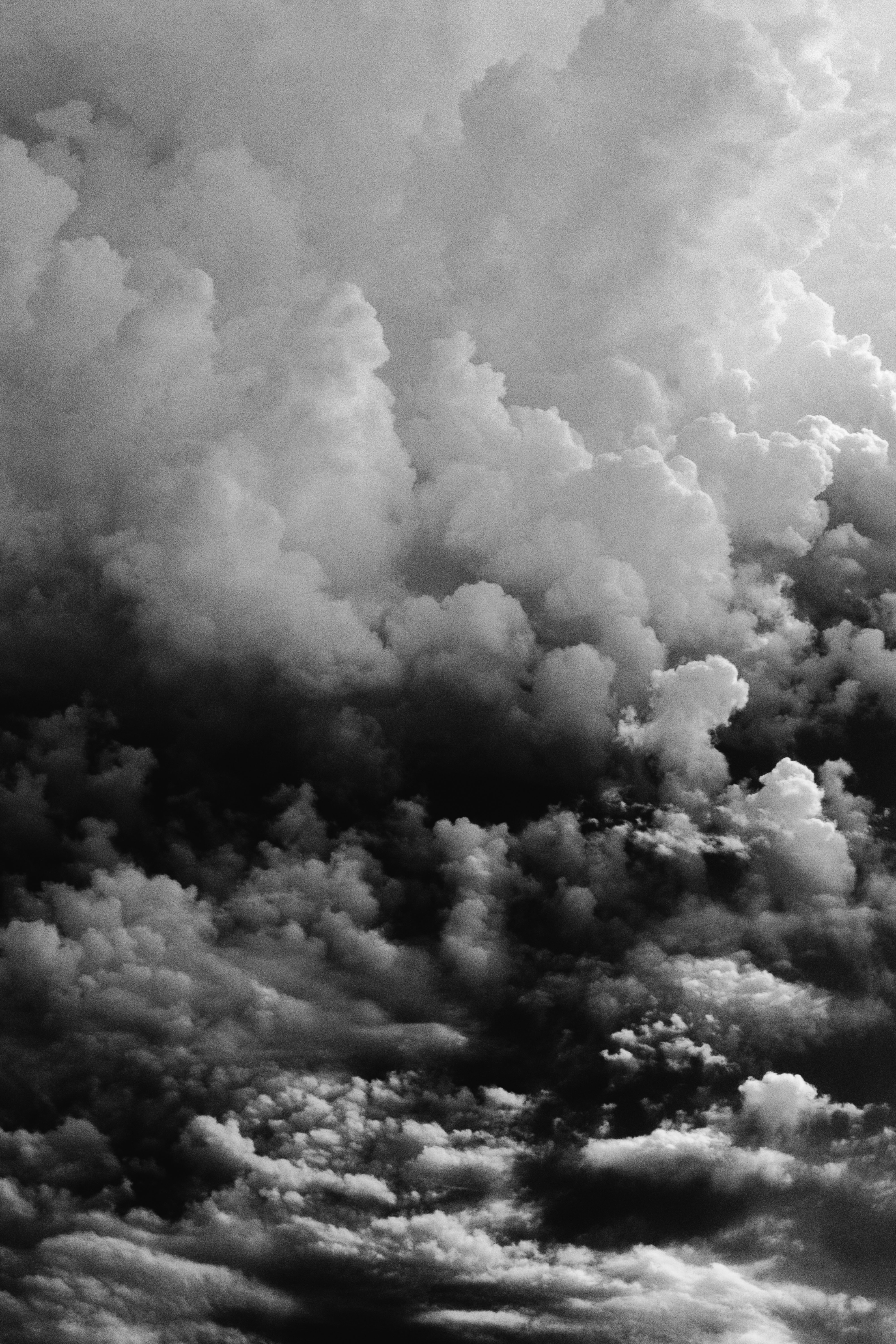Black And White Cloud Photography - HD Wallpaper 