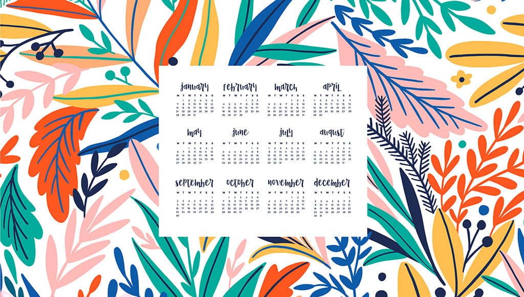 Audrey Of Oh So Lovely Blog Shares 12 Free 2019 Desktop - Desktop Backgrounds Calendar 2019 - HD Wallpaper 