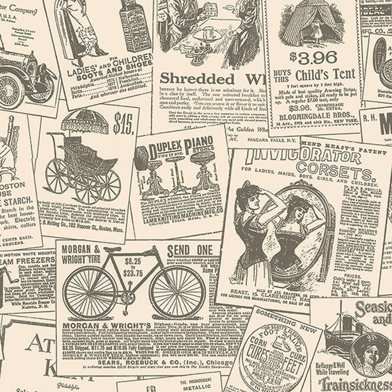Vintage Newspaper Ads Wallpaper - Vintage Black And White - HD Wallpaper 
