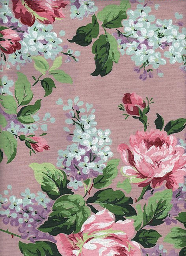 Vintage Lilacs And Roses Wallpaper - Floral Wallpaper Vintage - HD Wallpaper 