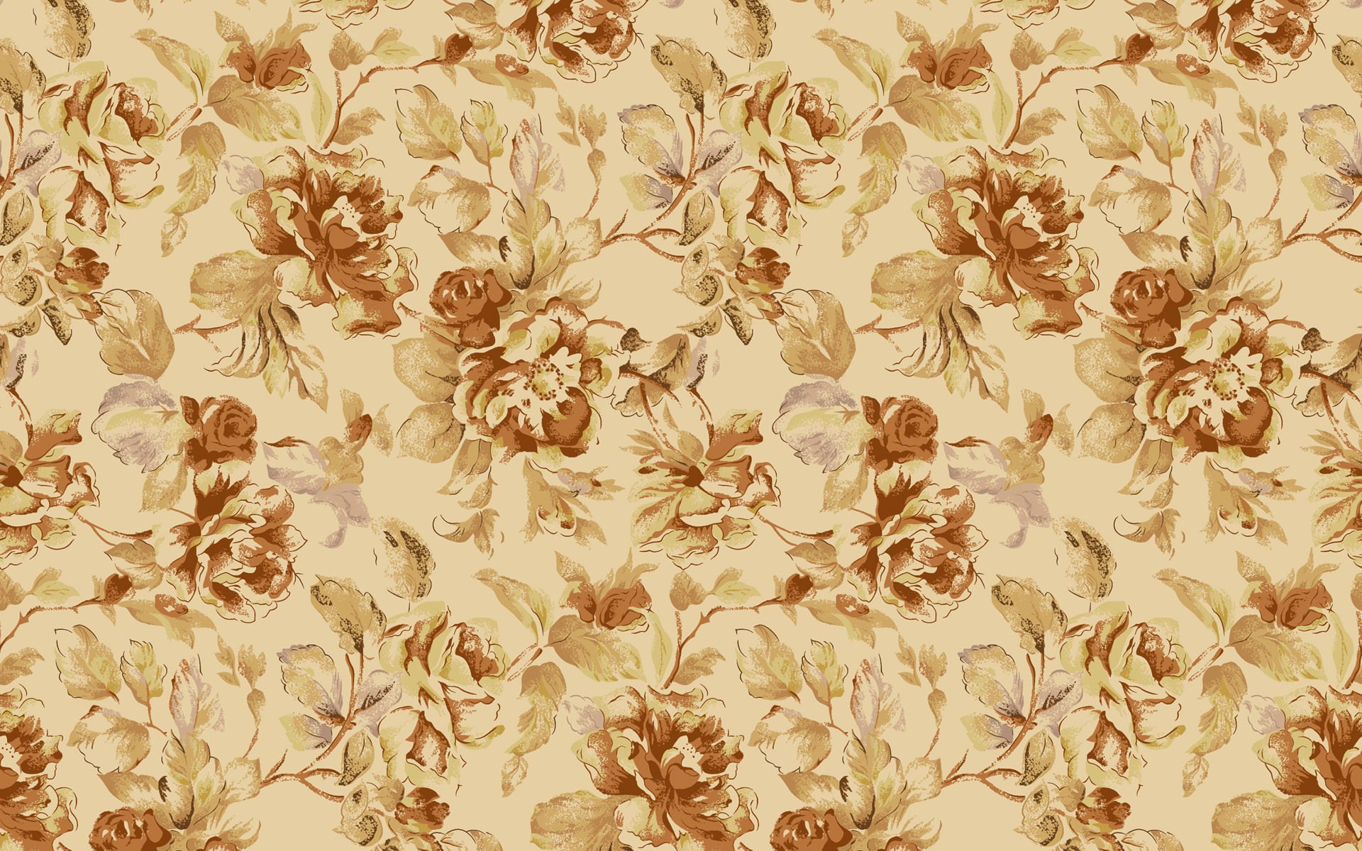 Simple Vintage Flowers Background Image 
 Data-src - HD Wallpaper 