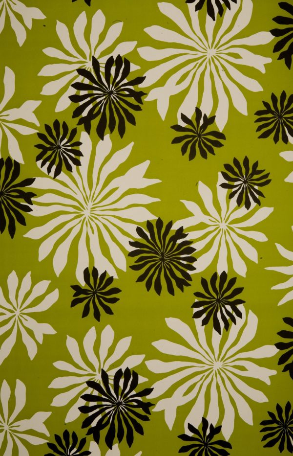 Fleur Lime Green Wallpaper - Lime Green Wall Paper Uk - HD Wallpaper 