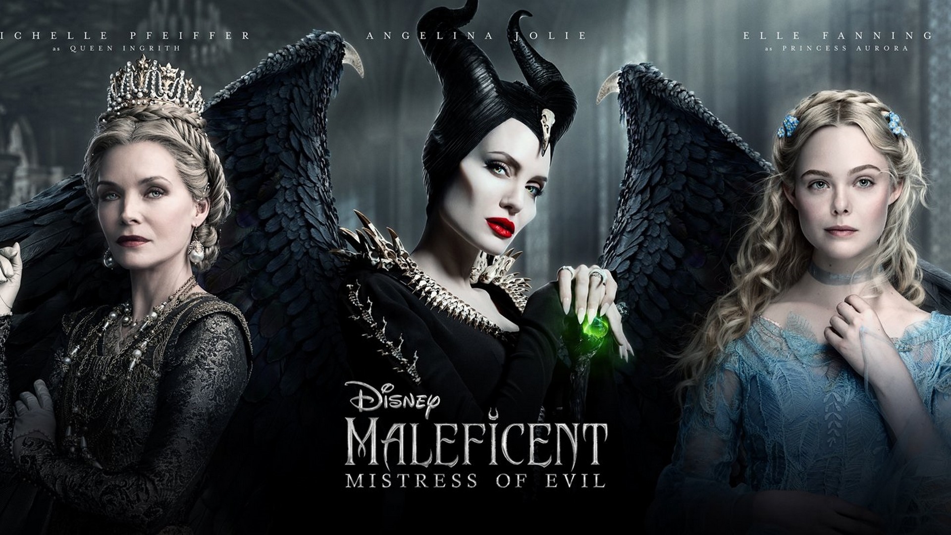 Maleficent Mistress Of Evil Poster Wallpaper With High-resolution - Maleficent Mistress Of Evil Poster - HD Wallpaper 