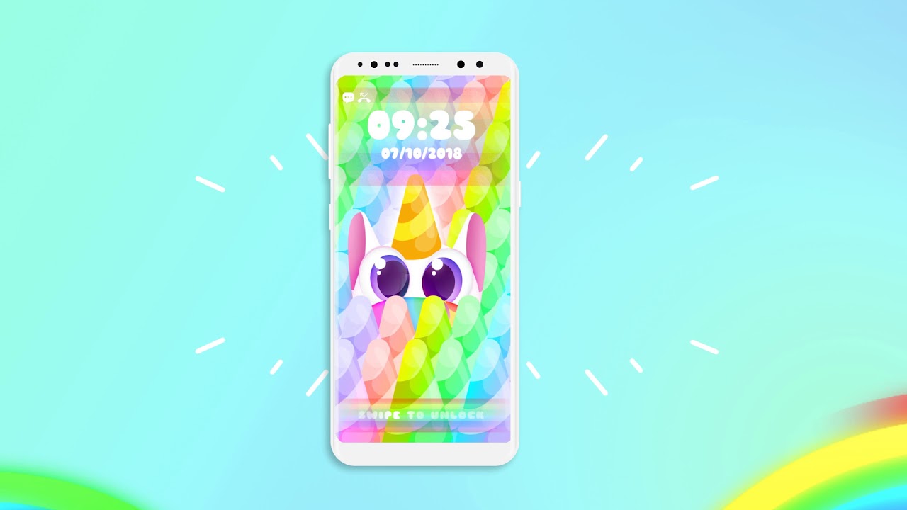 Unicorn Wallpaper Rainbow Phone - HD Wallpaper 