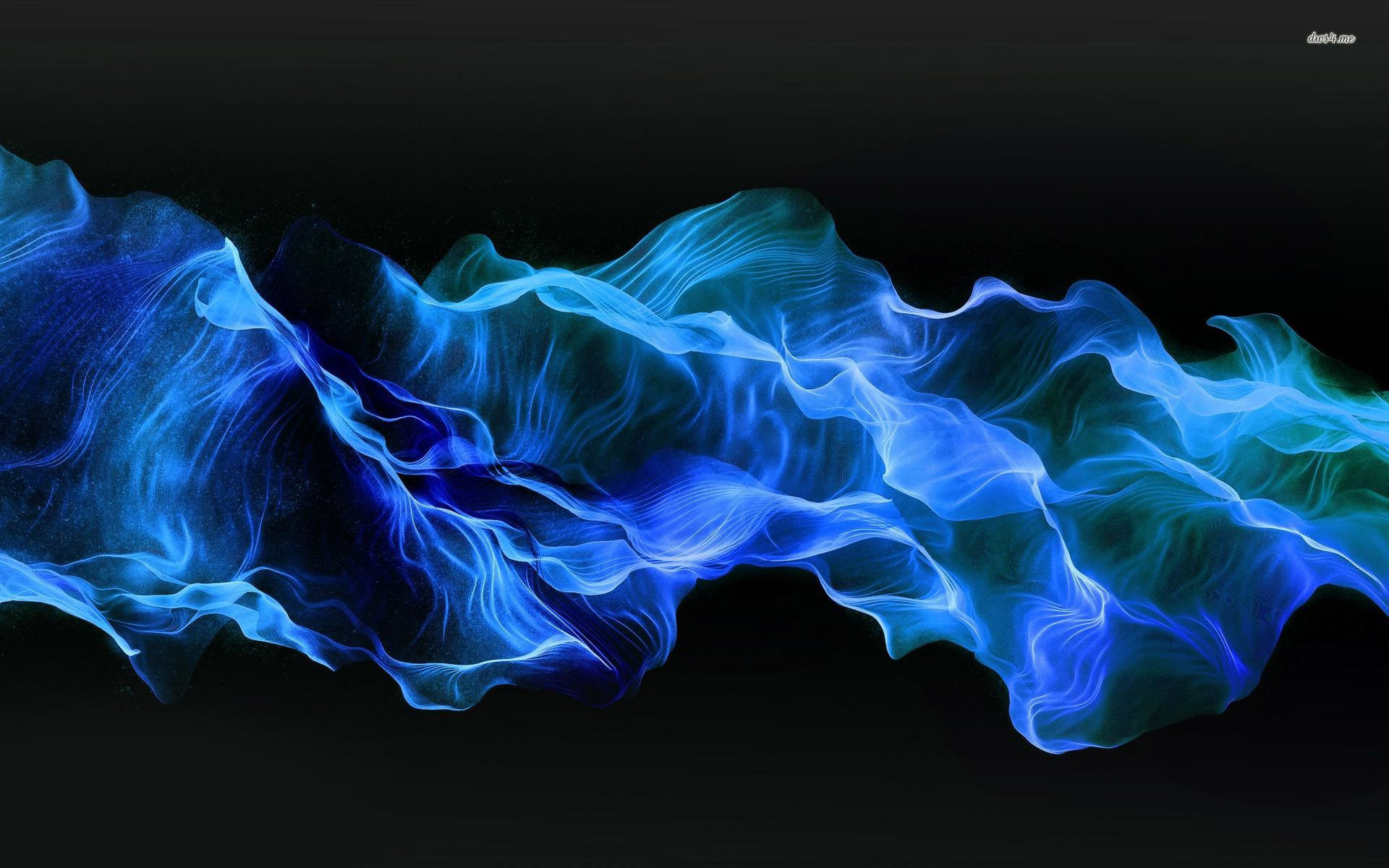 High Resolution Blue Smoke Background - HD Wallpaper 