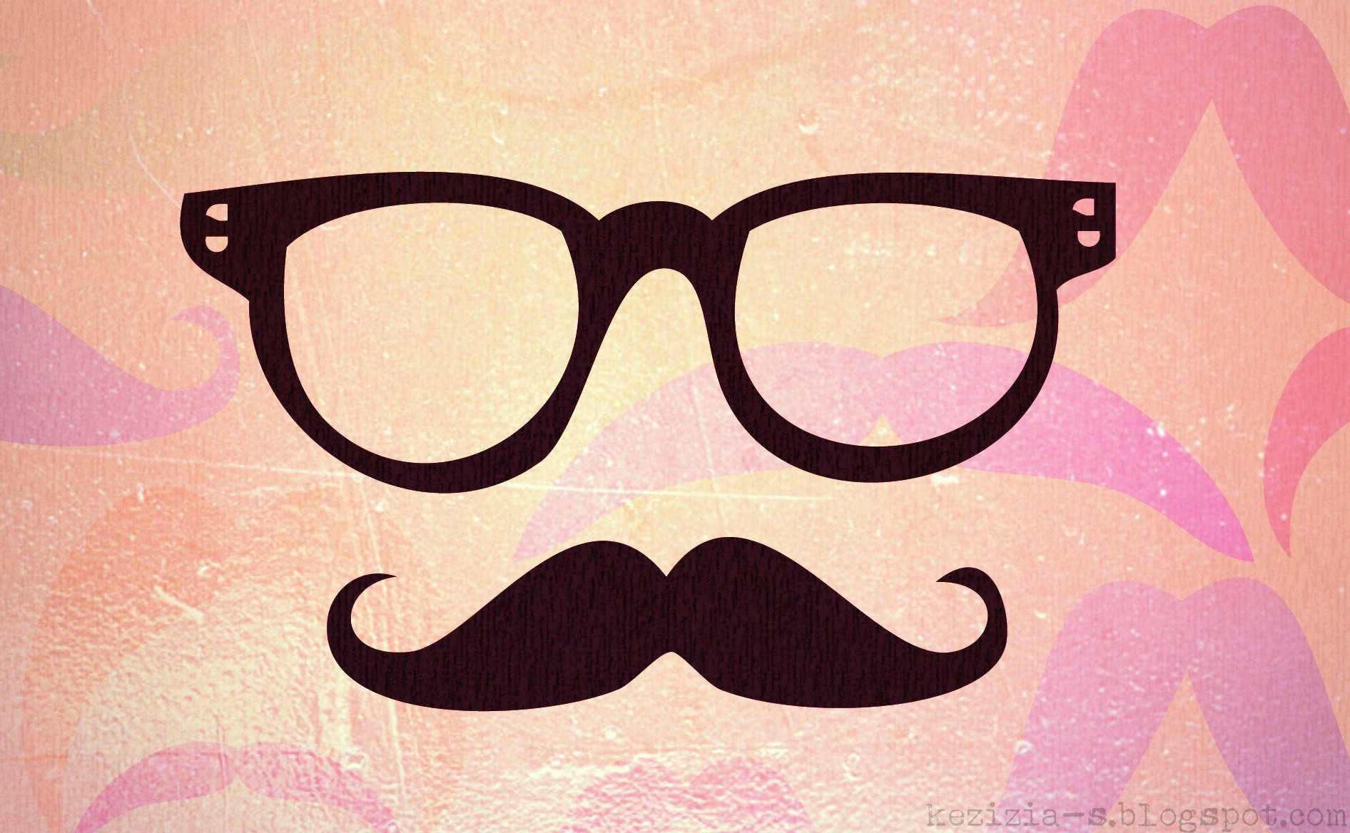 Cute Wallpaper Mustache - HD Wallpaper 