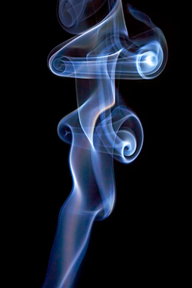 Smoke Wallpaper - Blue Smoke - HD Wallpaper 