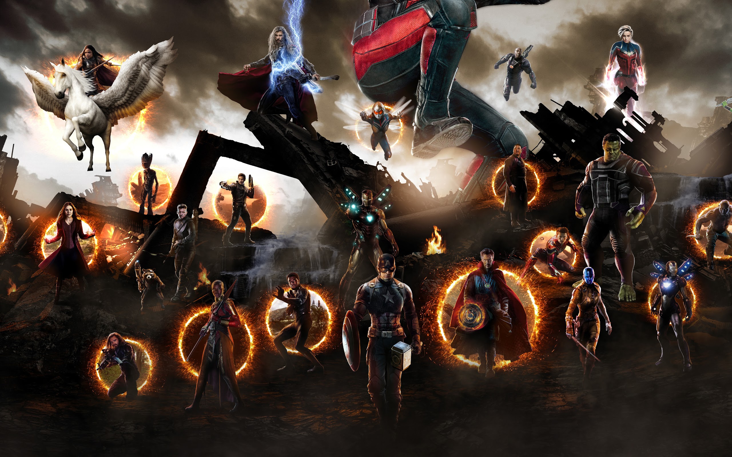 Endgame Final Battle 4k Avengers Endgame Final Battle 2560x1600 Wallpaper Teahub Io
