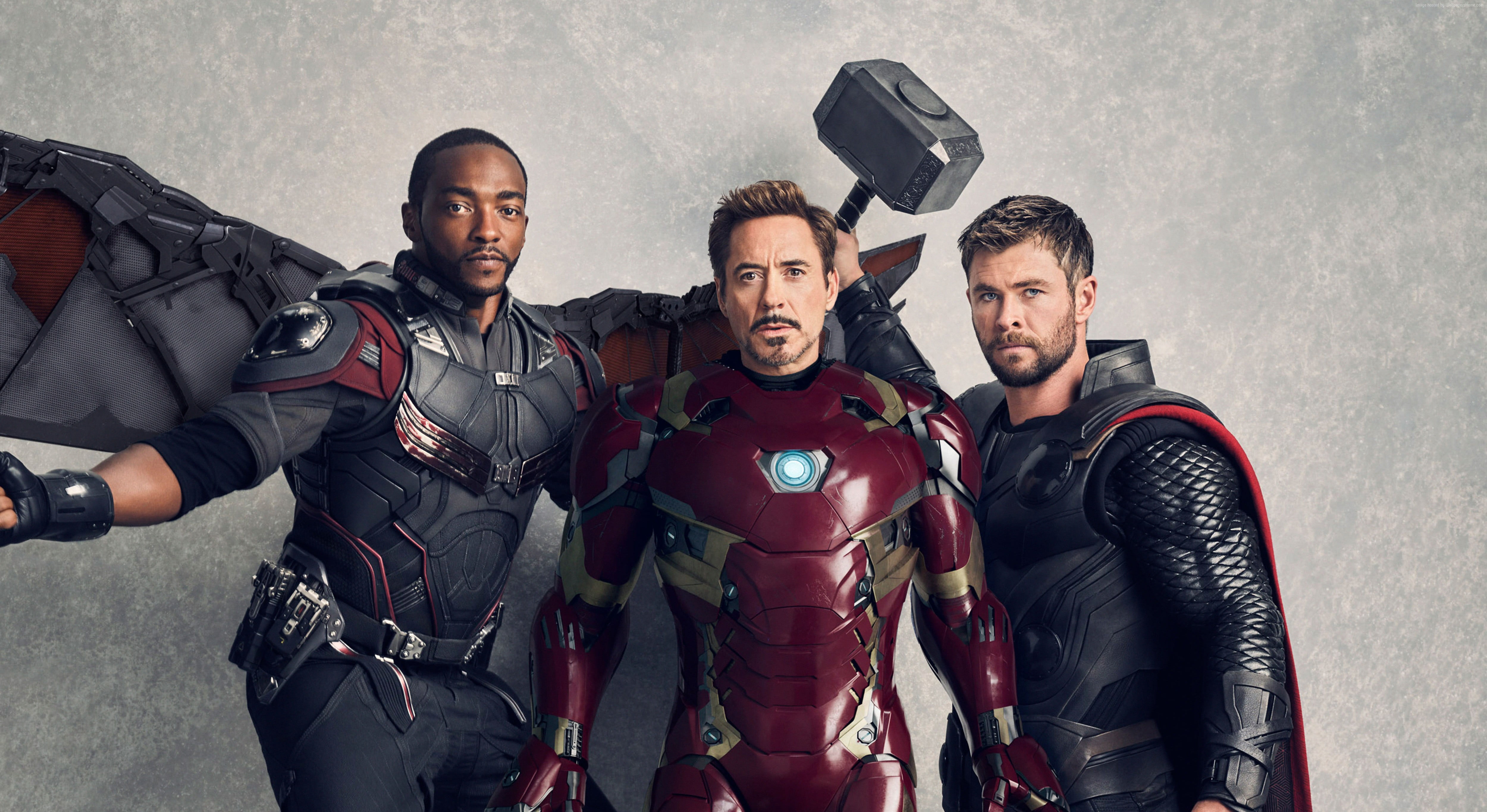 Iron Man Captain America Thor - HD Wallpaper 