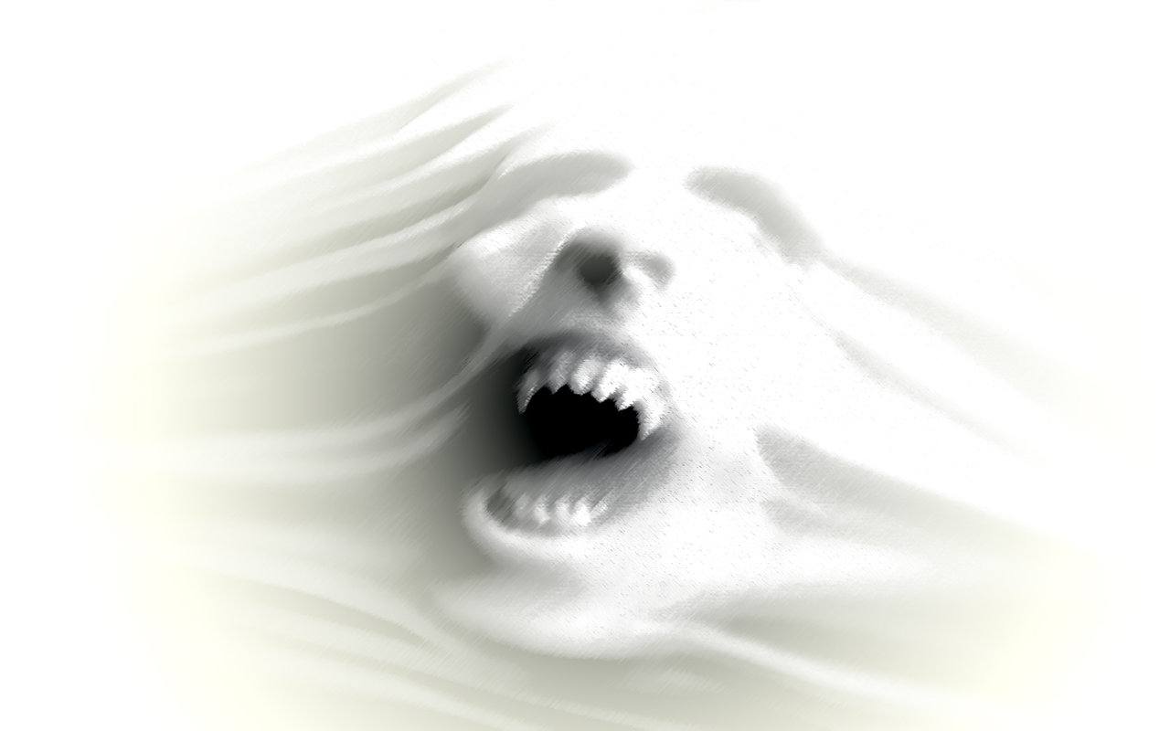 High Resolution Scary Hd Wallpaper Id - Scary Face White Background - HD Wallpaper 