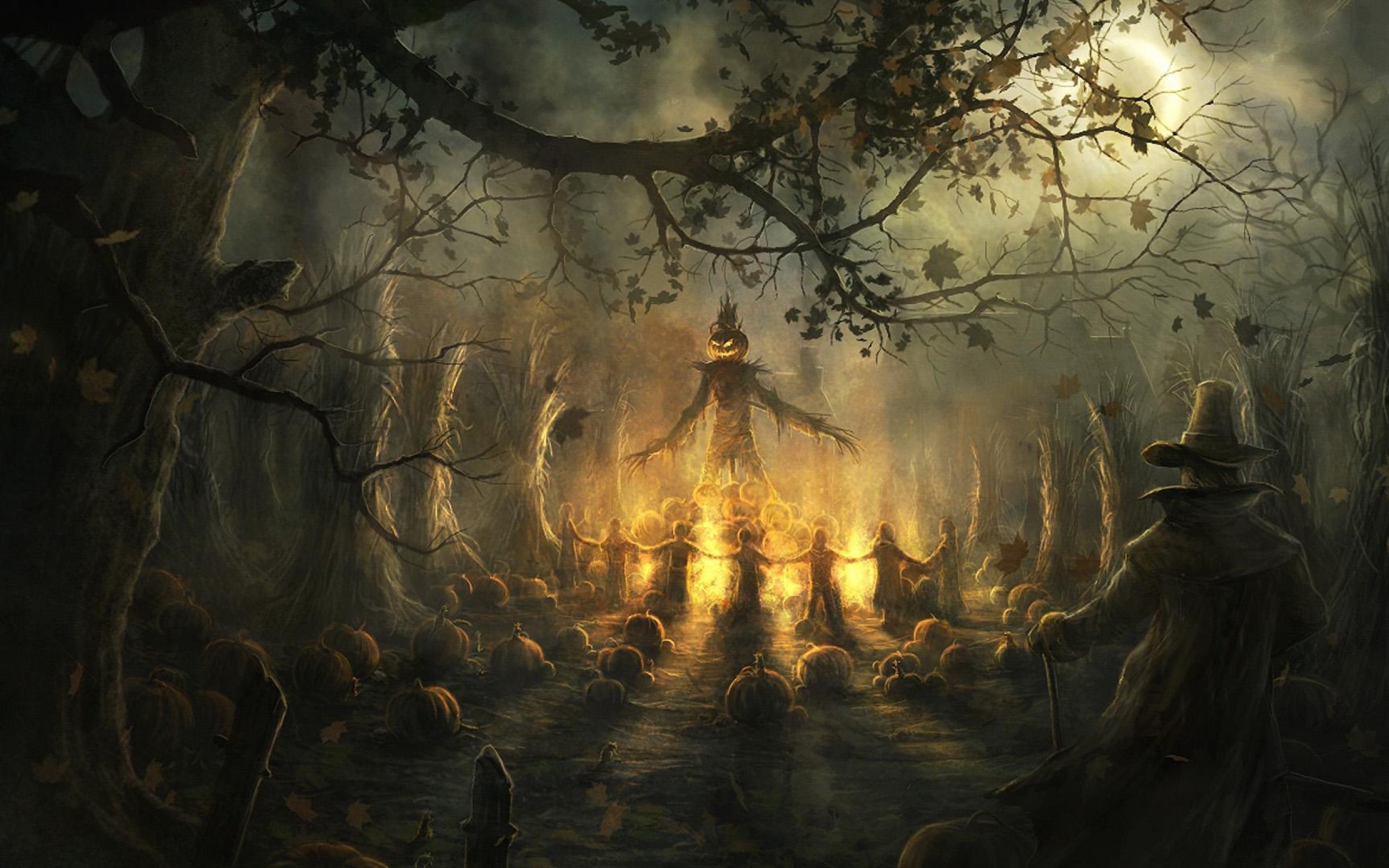 Halloween Scary Wallpaper - Hari Halloween - HD Wallpaper 