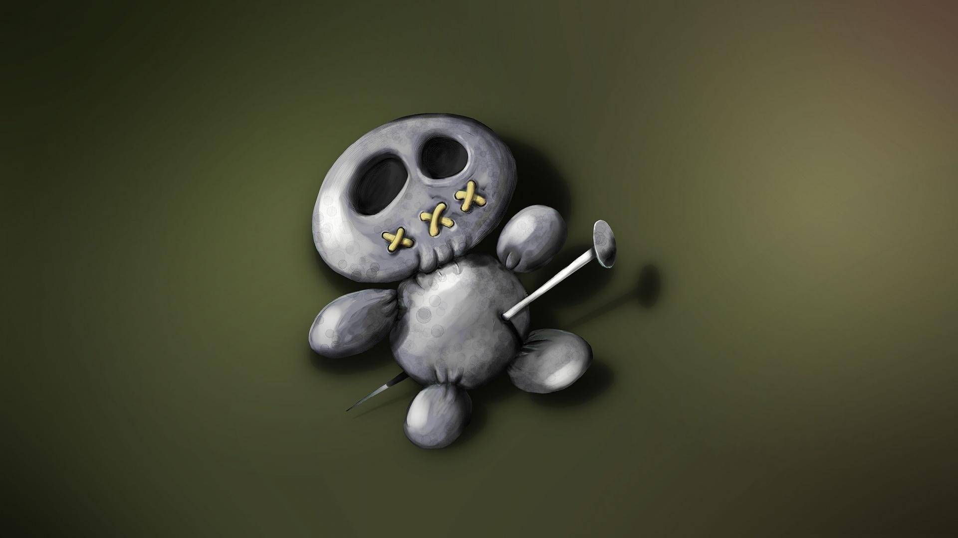 Scary Wallpaper Desktop On Wallpaper Hd 1920 X 1080 - Voodoo Doll - HD Wallpaper 