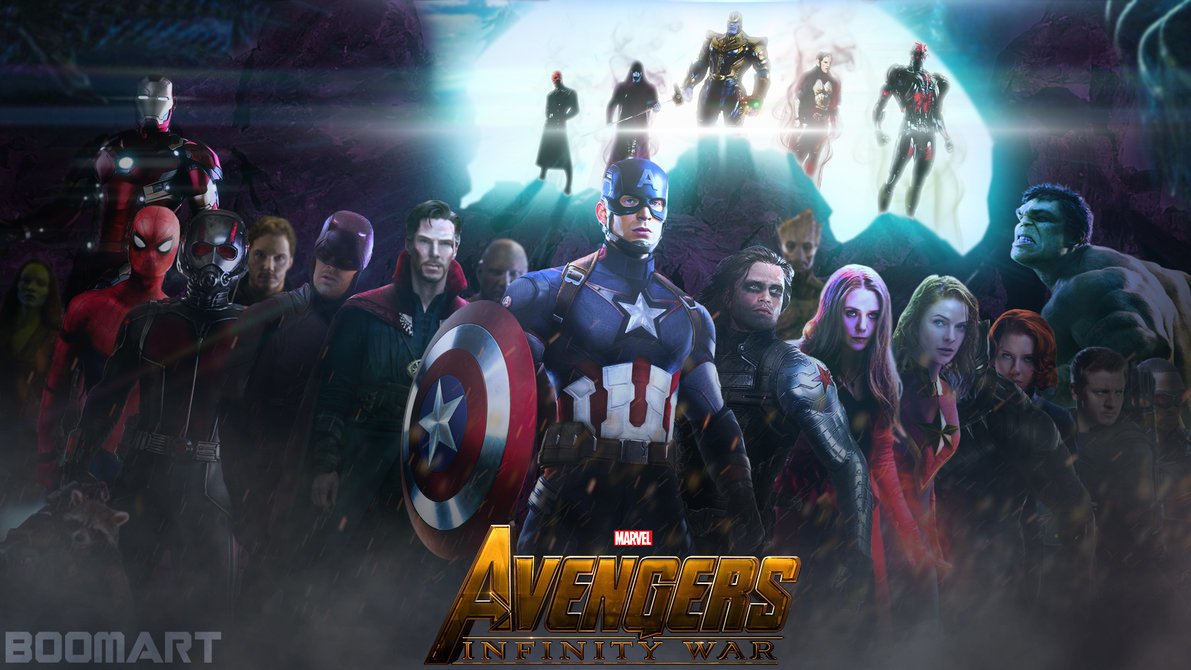 Avengers Infinity War Wallpaper By Boomart16 Dao779h - Cool Avengers Backgrounds - HD Wallpaper 