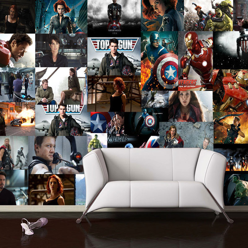 Cool Murals Avengers - HD Wallpaper 