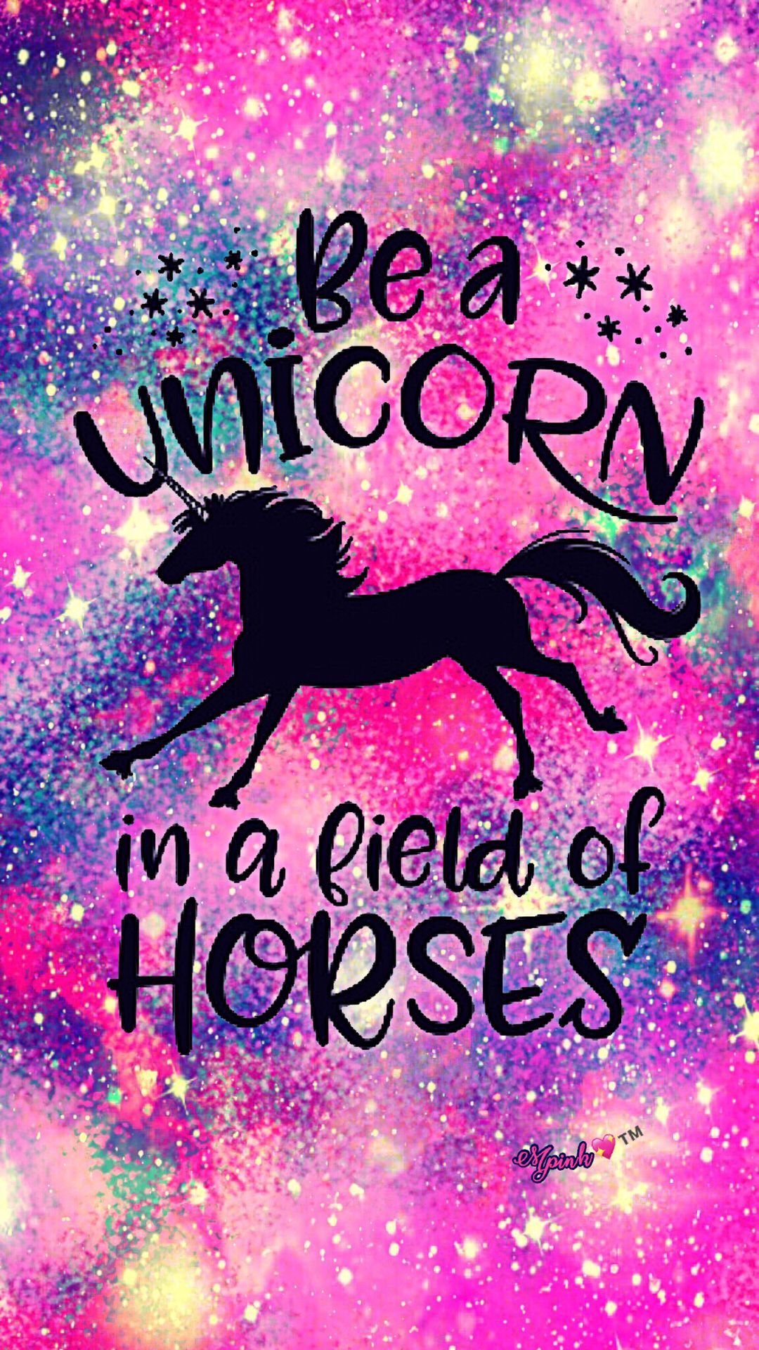 Pink Keep Calm Wallpaper Full Hd, Great Wallpaper Full - Unicorn Wallpaper Galaxy - HD Wallpaper 