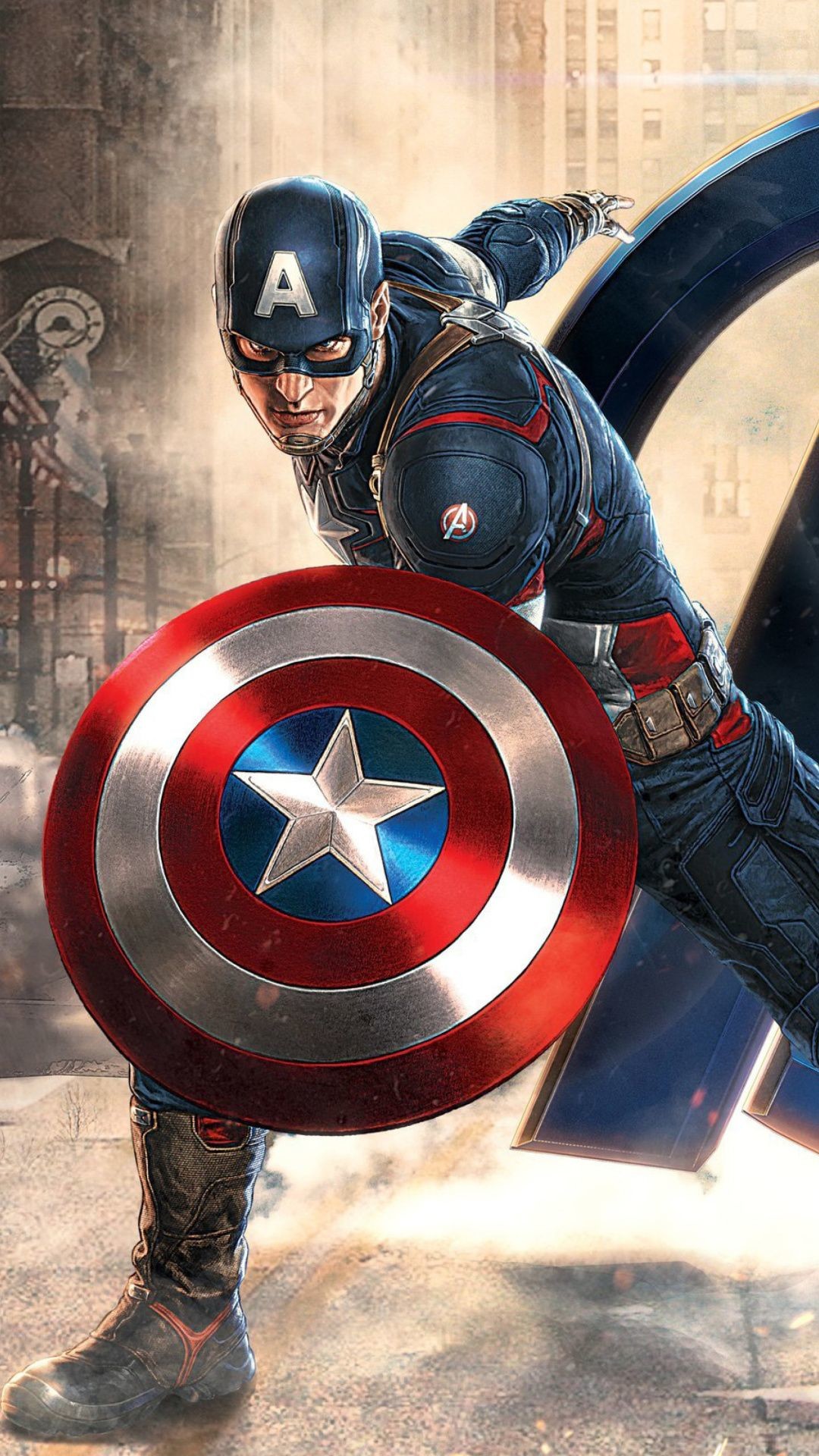 1080x1920, Captain America Wallpapers For Iphone 7, - Captain America Wallpaper Hd Avengers - HD Wallpaper 