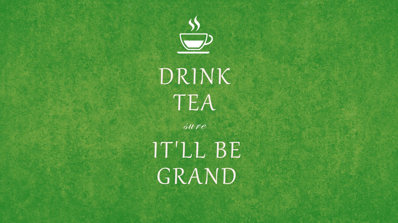Wallpaper - Drink Green Tea - HD Wallpaper 