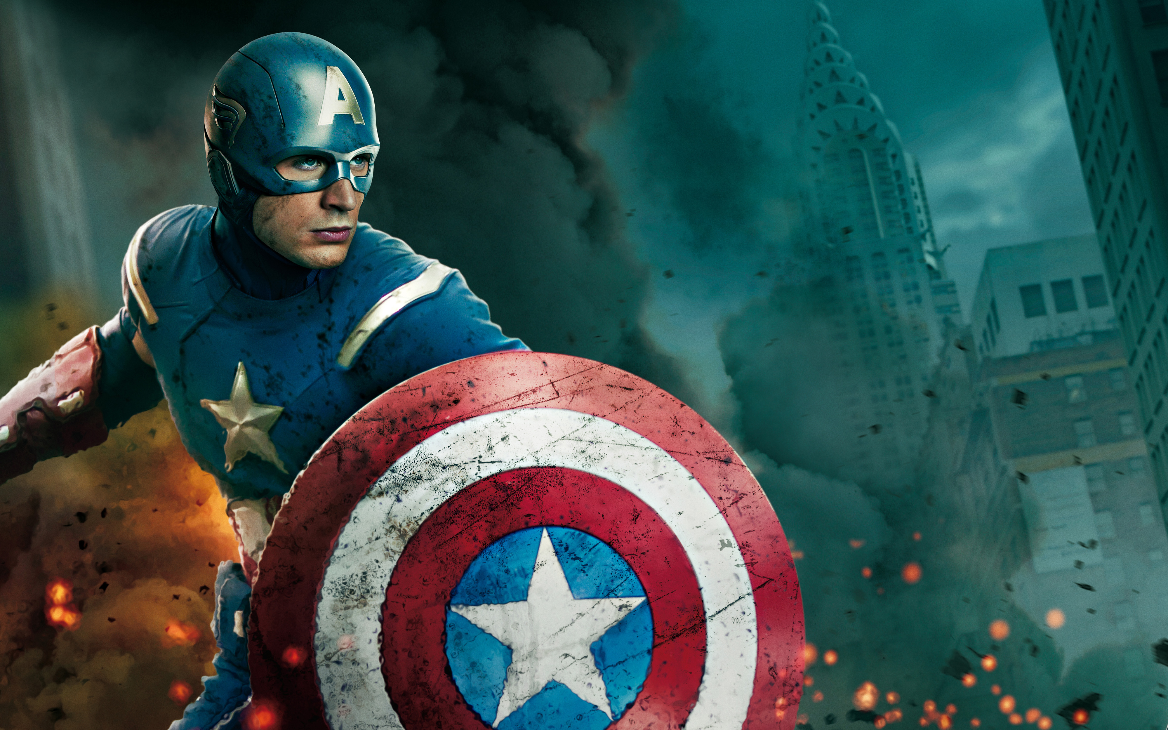 Captain America Wallpapers Desktop Background On Wallpaper - Avengers Captain America Background - HD Wallpaper 