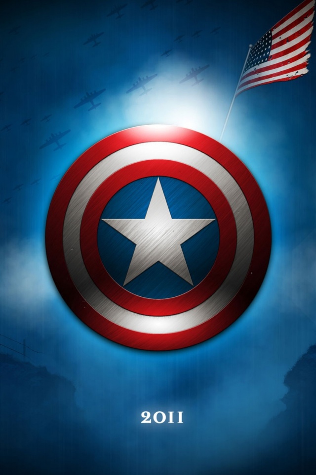 Hd Wallpaper Avengers Logo - 640x960 Wallpaper 