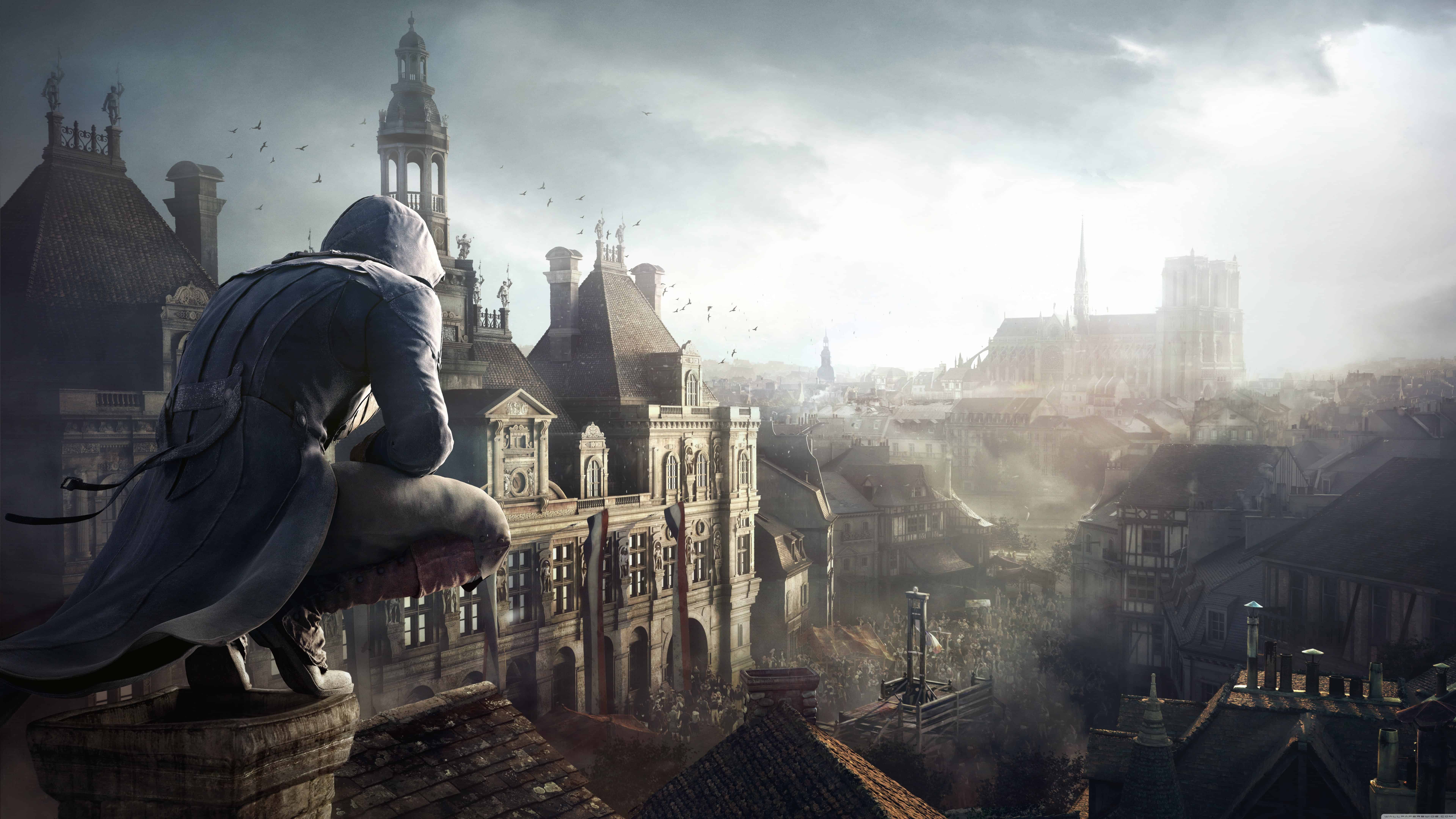 Assassins Creed Unity Arno Uhd 8k Wallpaper - Assassin's Creed Unity - HD Wallpaper 