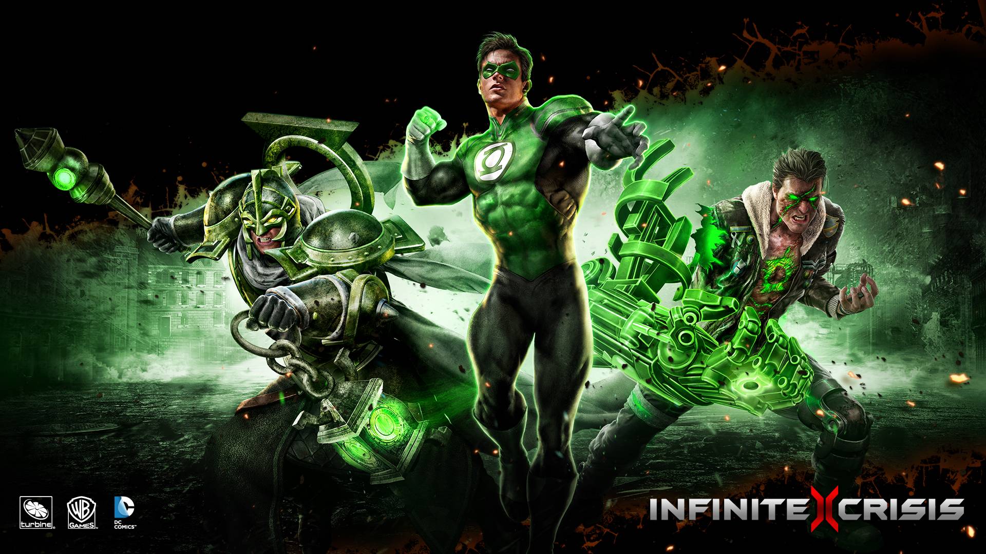 Infinite Crisis Green Lantern - HD Wallpaper 