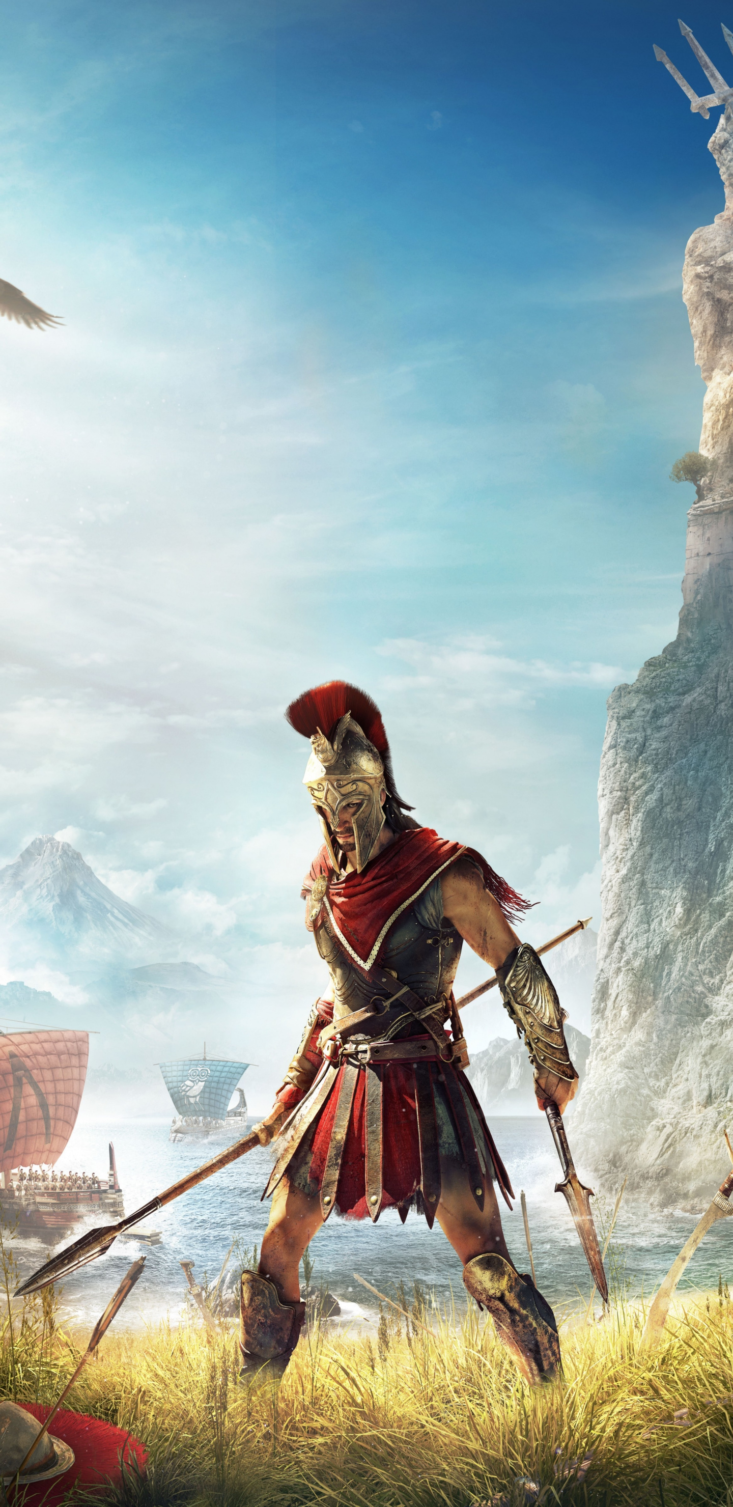 Assassin S Creed Odyssey, Video Game, Warrior, Wallpaper - Assassin's Creed Odyssey Wallpaper Phone - HD Wallpaper 
