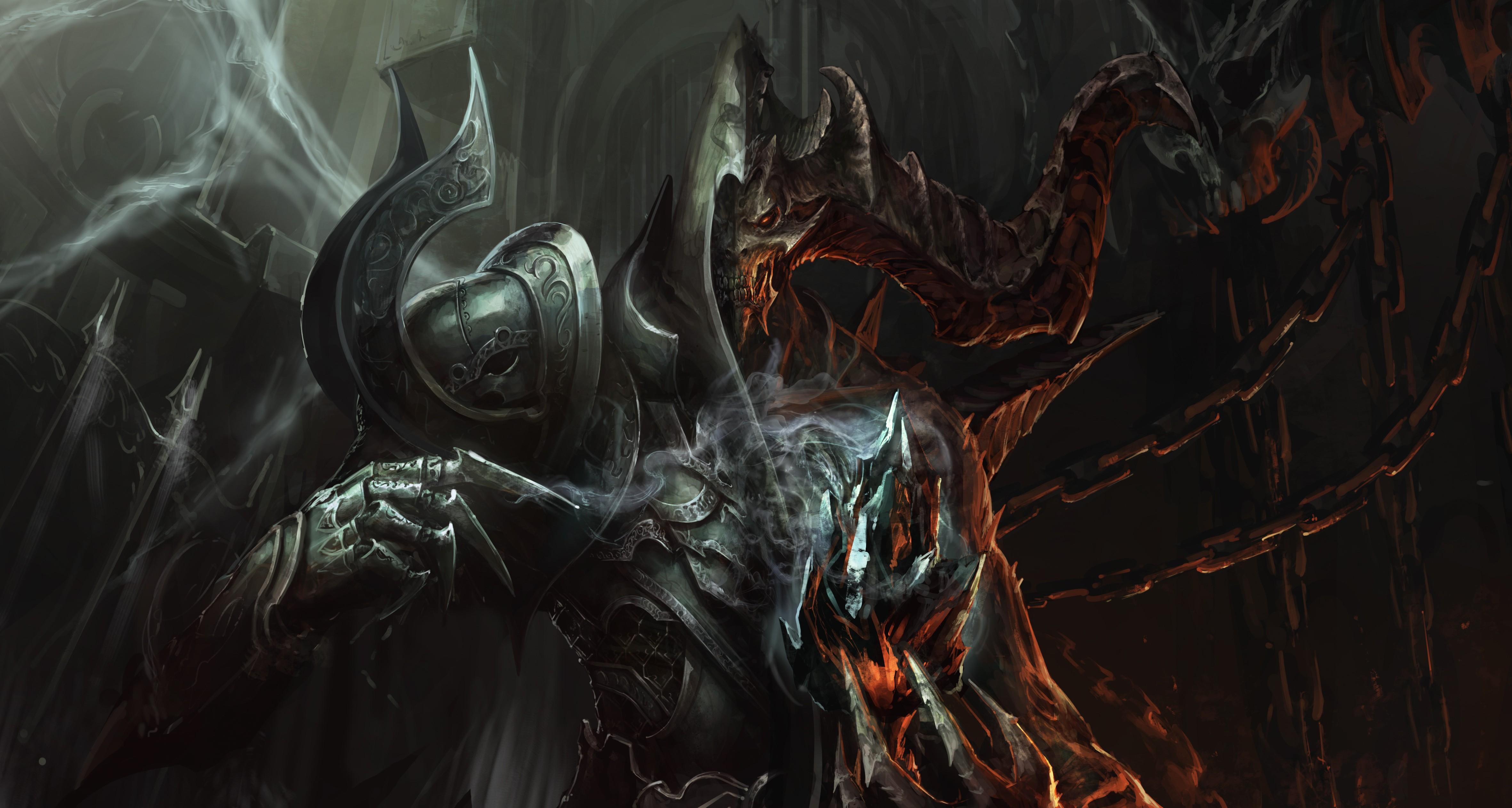 Badass Wallpapers For Android F Diablo Iii Game Android - Diablo 3 Reaper Of Souls Art - HD Wallpaper 