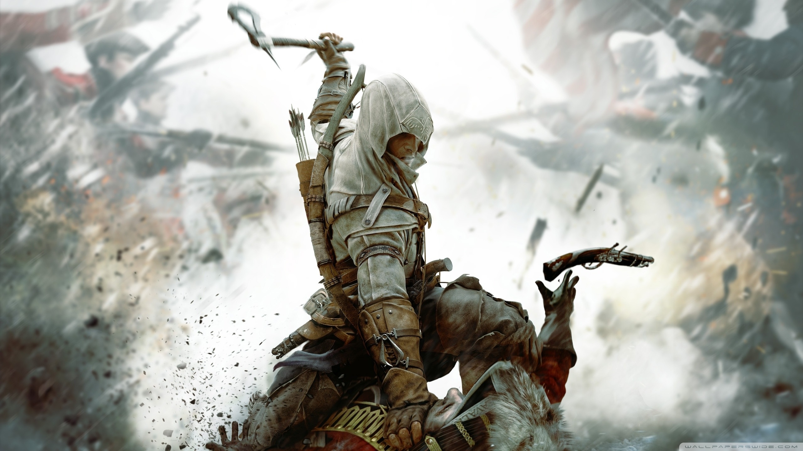 Assassin's Creed 3 Wallpaper 4k - HD Wallpaper 